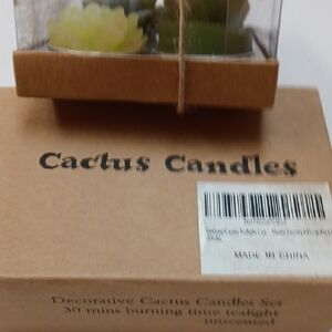 Cactus Candles Set